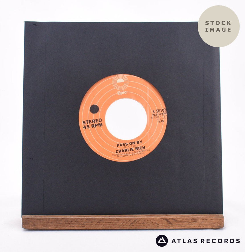 Charlie Rich Every Time You Touch Me 7" Vinyl Record - Reverse Of Sleeve