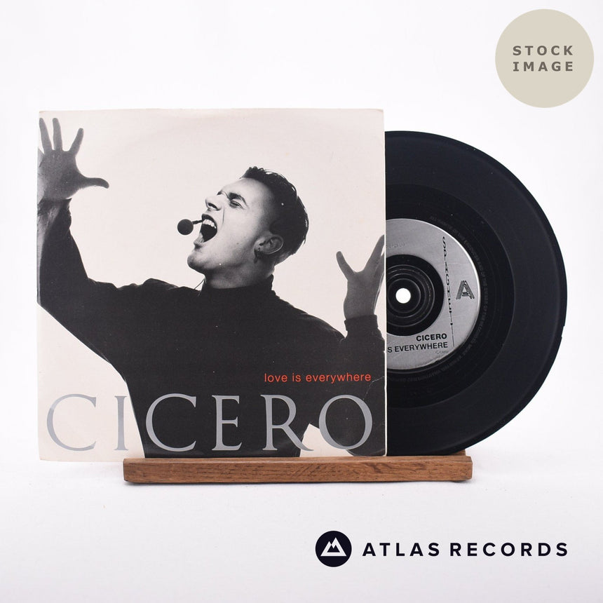 Cicero Love Is Everywhere 7" Vinyl Record - Sleeve & Record Side-By-Side