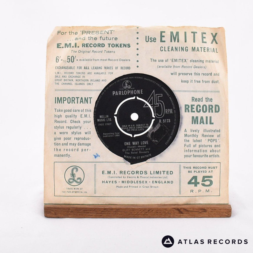 Cliff Bennett & The Rebel Rousers - One Way Love - 7" Vinyl Record - VG/VG