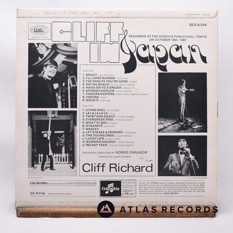 Cliff Richard - Cliff In Japan - LP Vinyl Record - EX/EX