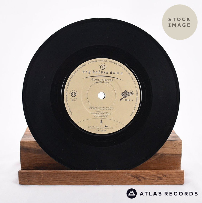 Cry Before Dawn Gone Forever Vinyl Record - Record A Side