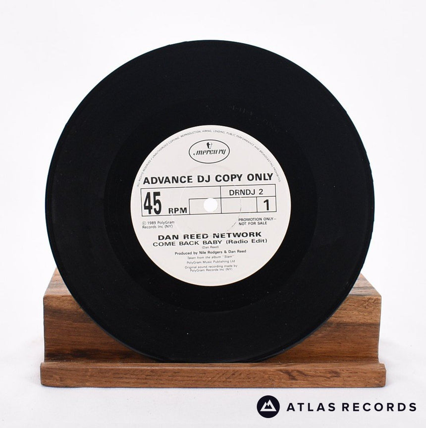 Dan Reed Network - Come Back Baby - Promo 7" Vinyl Record - EX/VG+