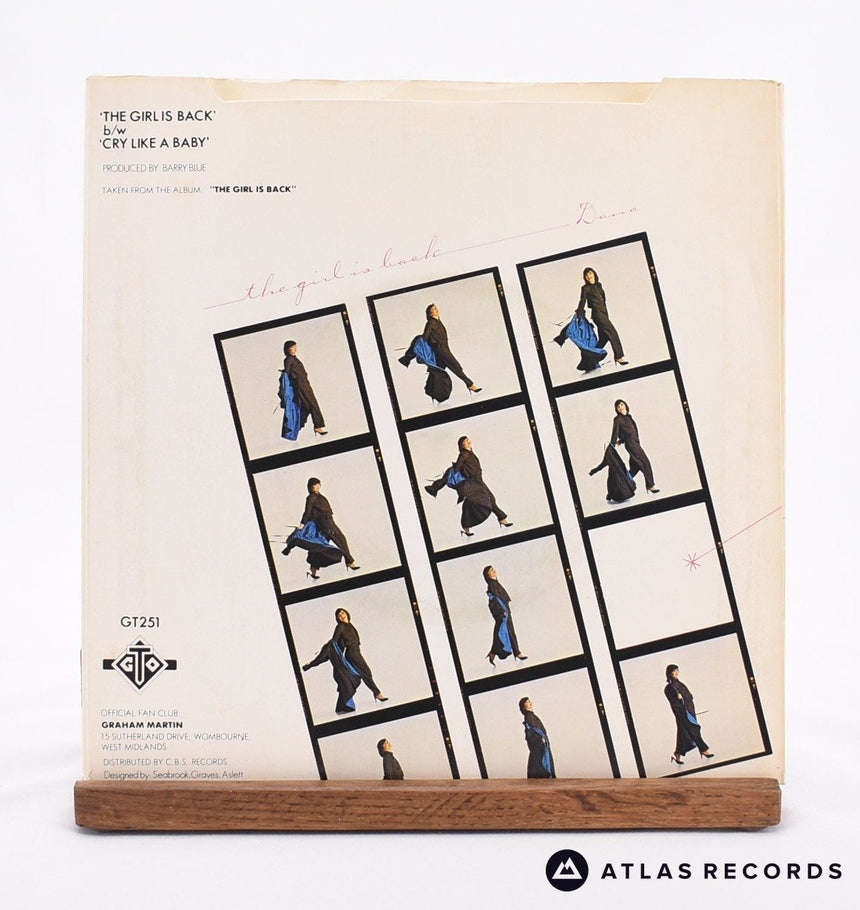 Dana - The Girl Is Back (In Town) - 7" Vinyl Record - VG+/VG+