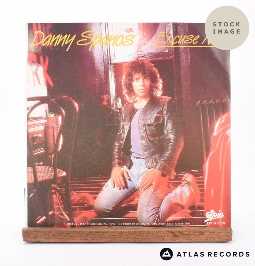 Danny Spanos Excuse Me 7" Vinyl Record - Reverse Of Sleeve