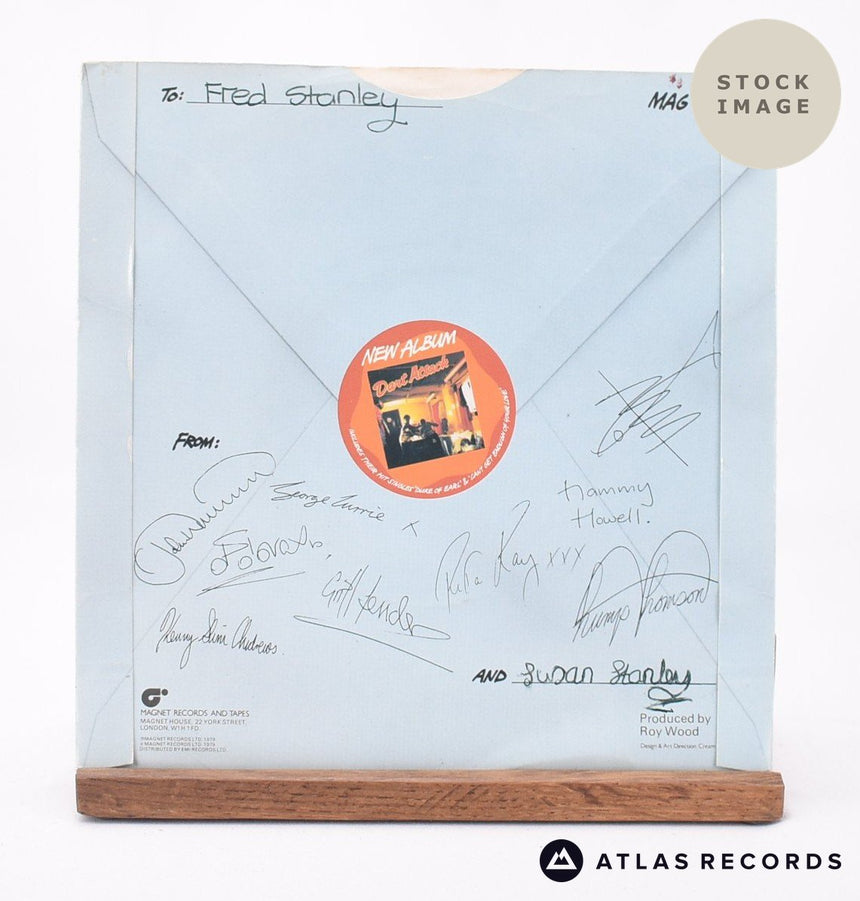 Darts Reet Petite 7" Vinyl Record - Reverse Of Sleeve