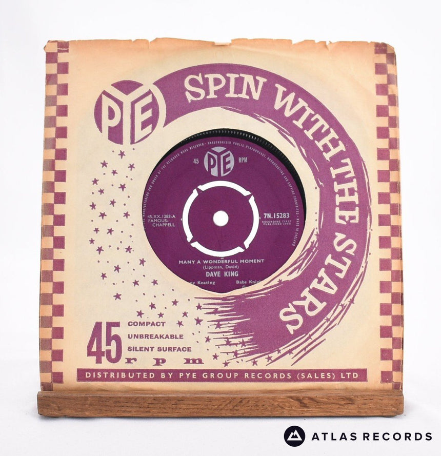 Dave King Many A Wonderful Moment 7" Vinyl Record - In Sleeve