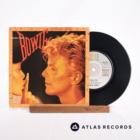 David Bowie China Girl 7" Vinyl Record - Front Cover & Record