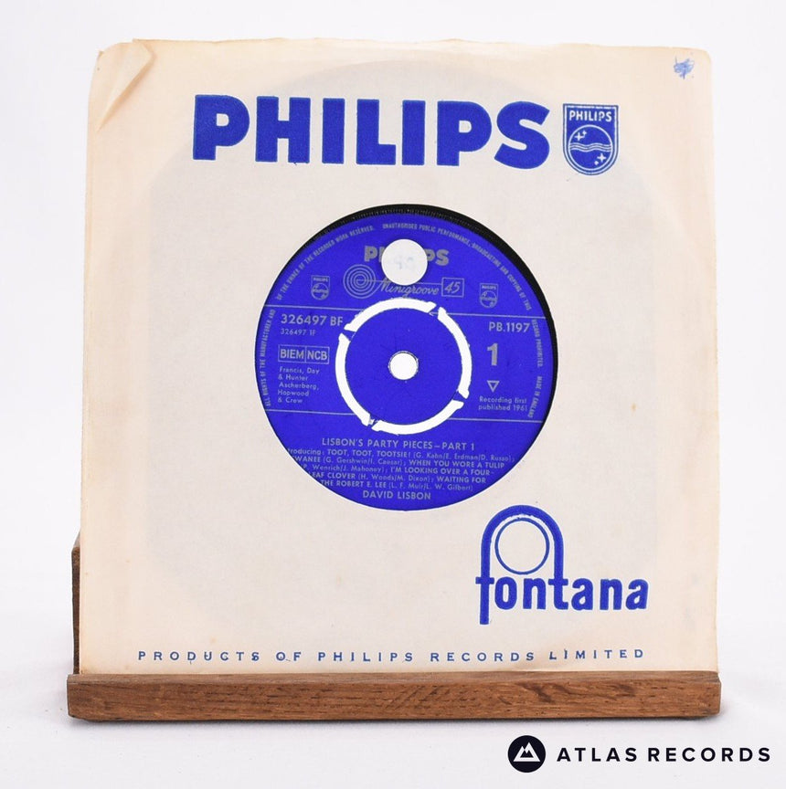 David Lisbon Lisbon's Party Pieces 7" Vinyl Record - In Sleeve
