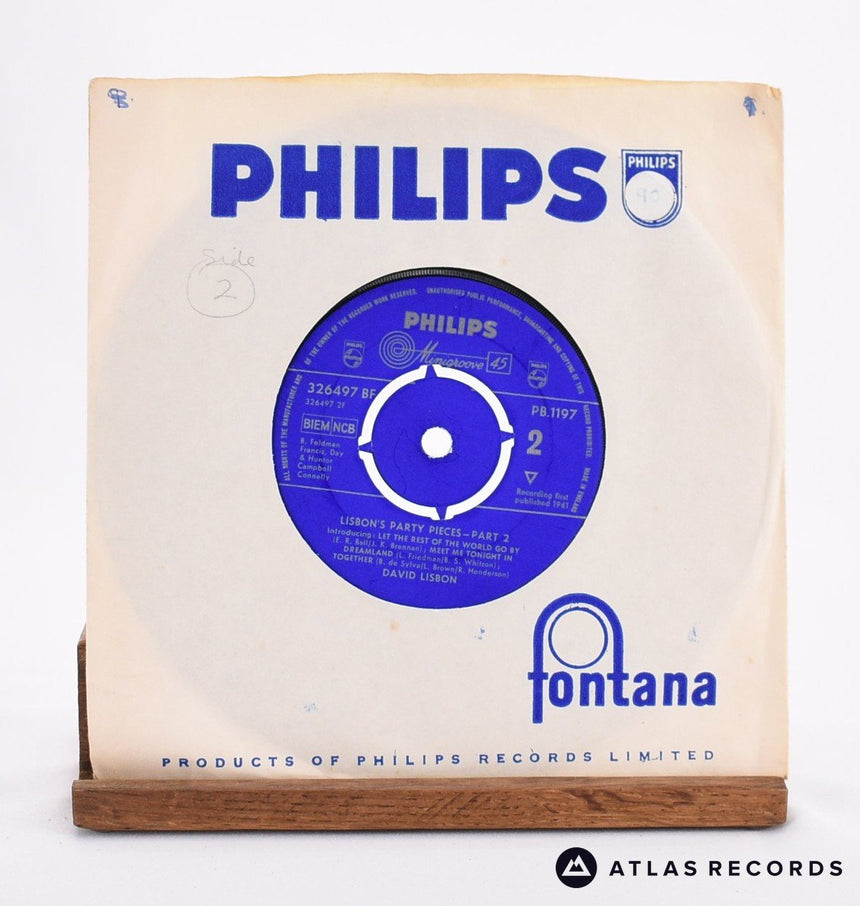 David Lisbon - Lisbon's Party Pieces - 7" Vinyl Record - VG/VG+