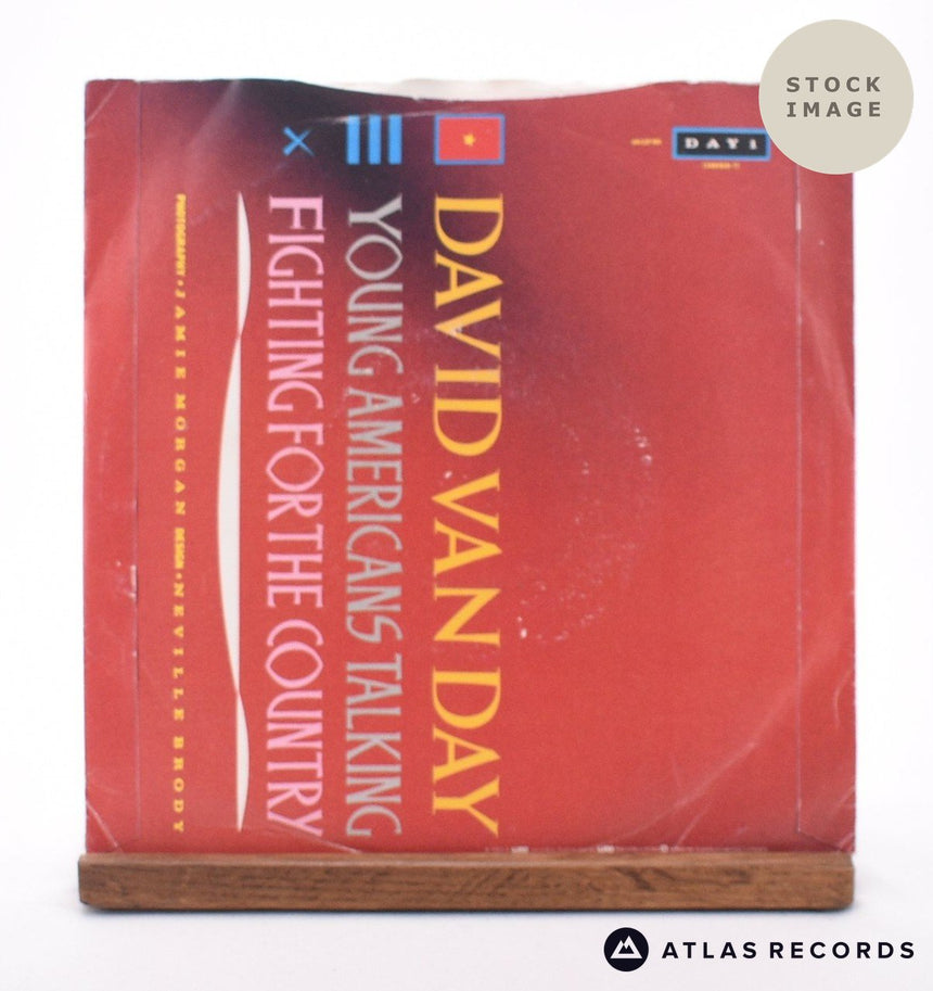 David Van Day Young Americans Talking 7" Vinyl Record - Reverse Of Sleeve