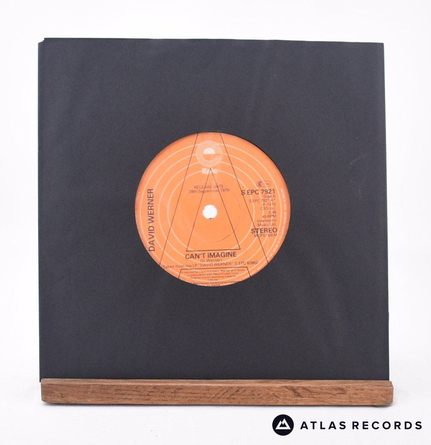 David Werner Can't Imagine 7" Vinyl Record - In Sleeve