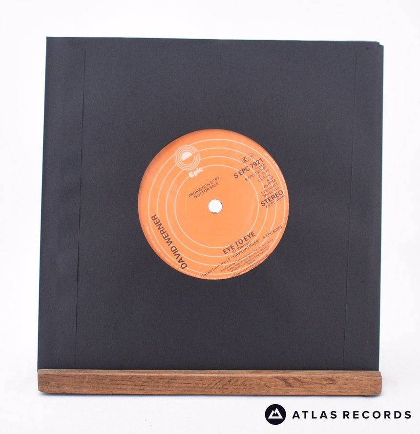 David Werner - Can't Imagine - Promo 7" Vinyl Record - VG+