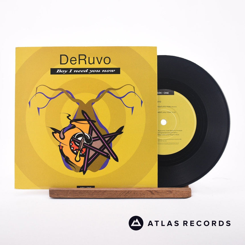 DeRuvo Boy I Need You Now 7" Vinyl Record - Front Cover & Record