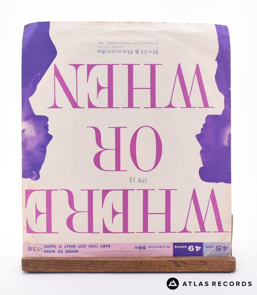 Dean & Dina - Baby (You Got What It Takes) / Where Or When - 7" Vinyl Record - VG+/VG+