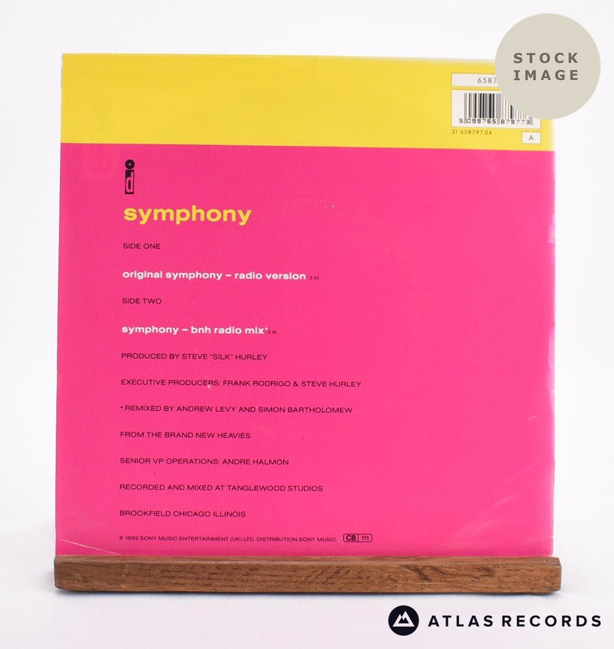 Donnell Rush Symphony 7" Vinyl Record - Reverse Of Sleeve