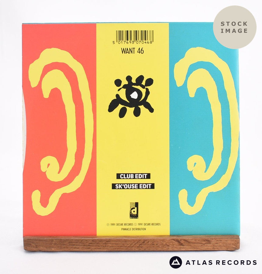 Double Trouble Give Me Some More 7" Vinyl Record - Reverse Of Sleeve