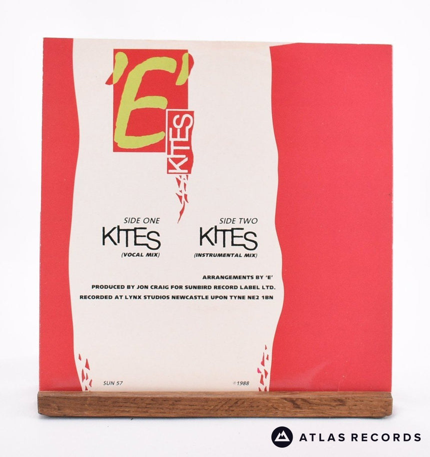 'E' - Kites - 7" Vinyl Record - EX/EX