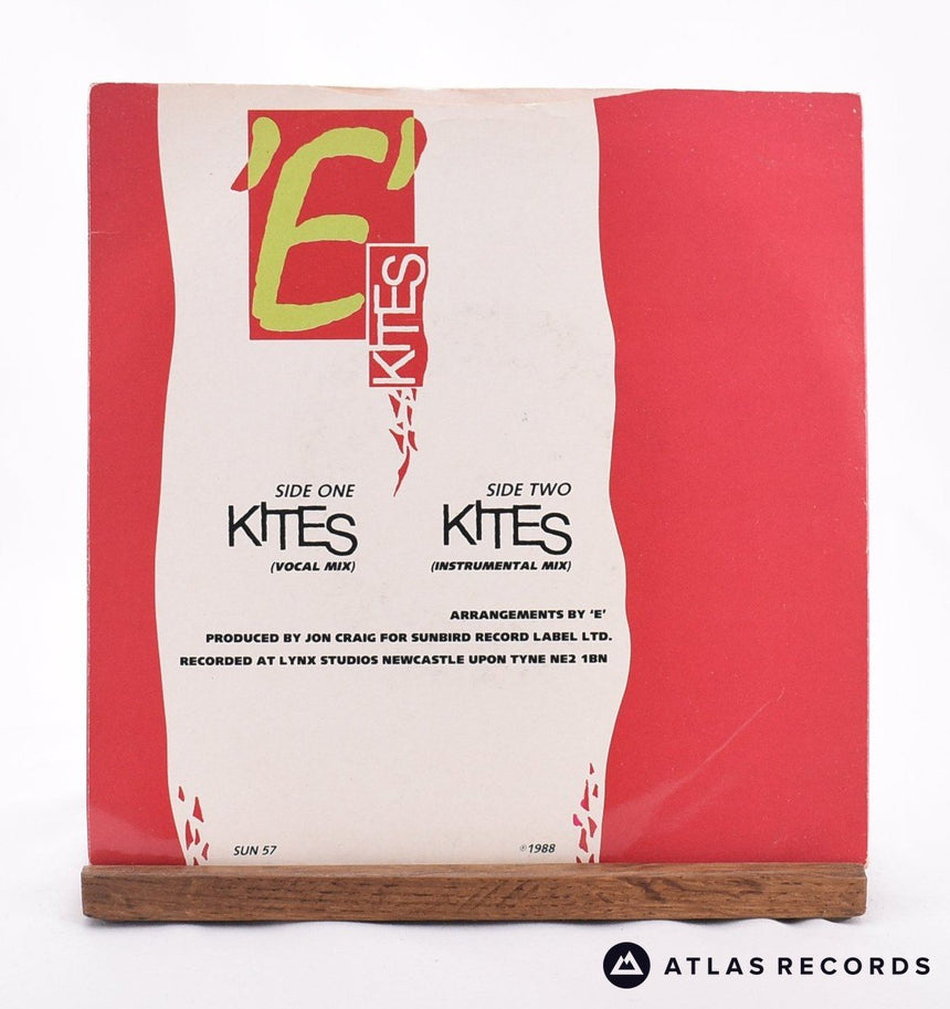 'E' - Kites - 7" Vinyl Record - VG+/VG+