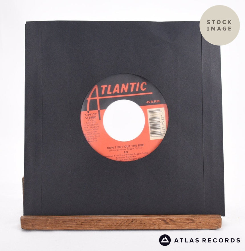 EQ Every Time I Close My Eyes 7" Vinyl Record - Reverse Of Sleeve