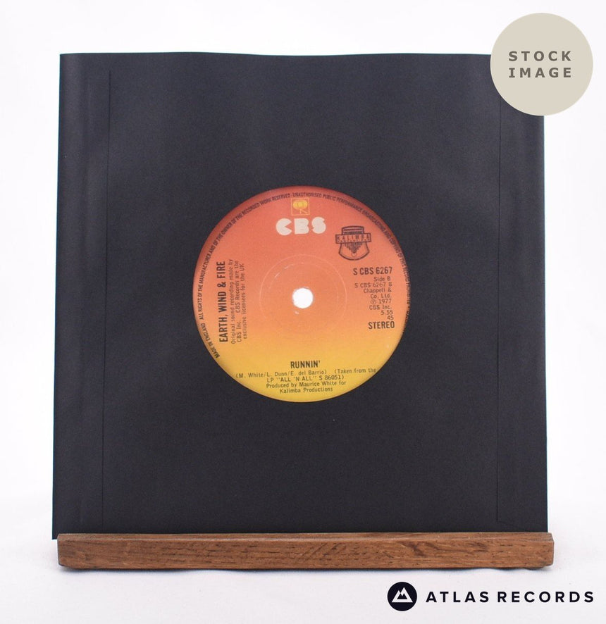 Earth, Wind & Fire Jupiter 7" Vinyl Record - Reverse Of Sleeve