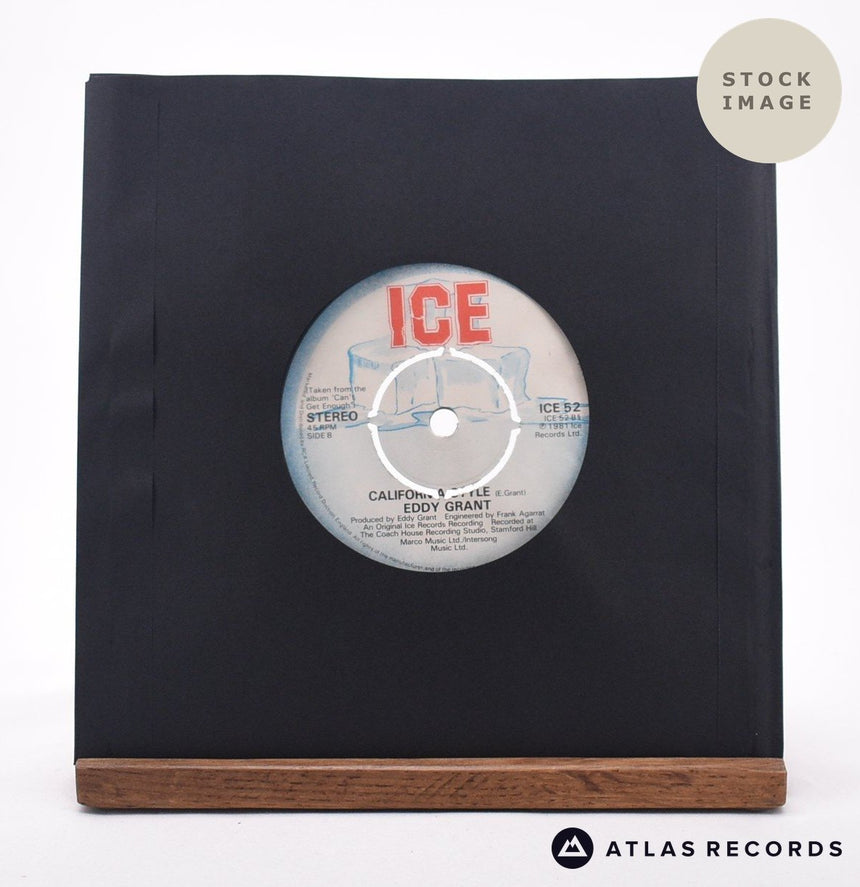 Eddy Grant Time To Let Go 7" Vinyl Record - Reverse Of Sleeve