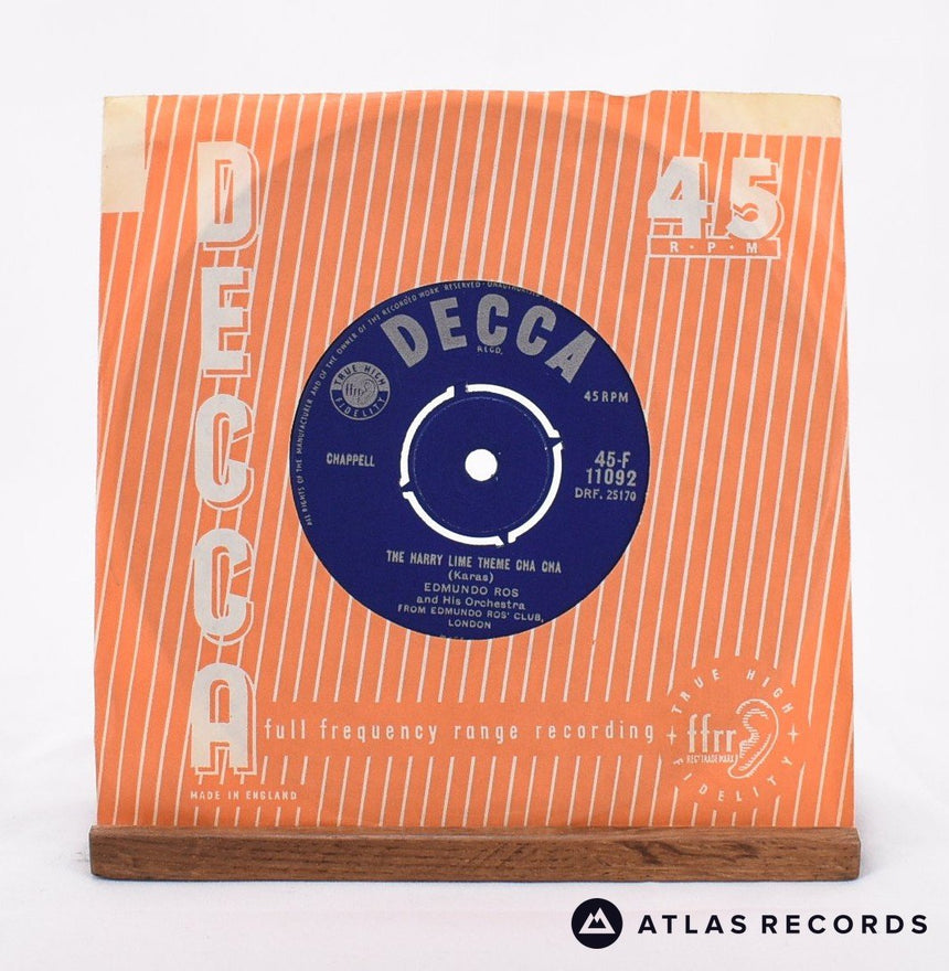 Edmundo Ros & His Orchestra - Love Is A Many-Splendoured Thing / The Harry Lime Theme - 7" Vinyl Record - EX/VG+