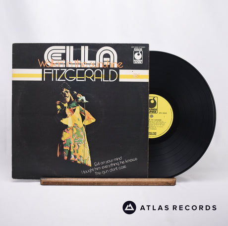 Ella Fitzgerald Walkin' In The Sunshine LP Vinyl Record - Front Cover & Record
