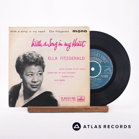 Ella Fitzgerald With A Song In My Heart 7" Vinyl Record - Front Cover & Record