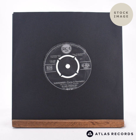 Elvis Presley Surrender 7" Vinyl Record - Sleeve & Record Side-By-Side