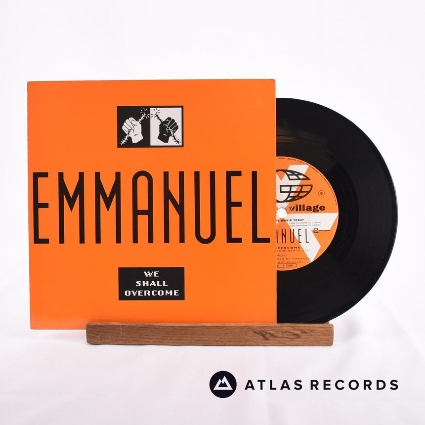 Emmanuel We Shall Overcome 7" Vinyl Record - Front Cover & Record