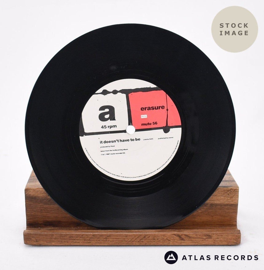 Erasure It Doesn't Have To Be Vinyl Record - Record A Side
