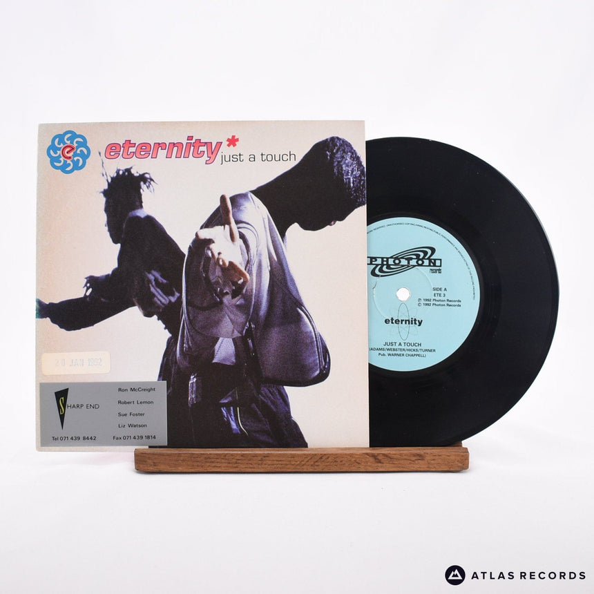 Eternity Just A Touch 7" Vinyl Record - Front Cover & Record