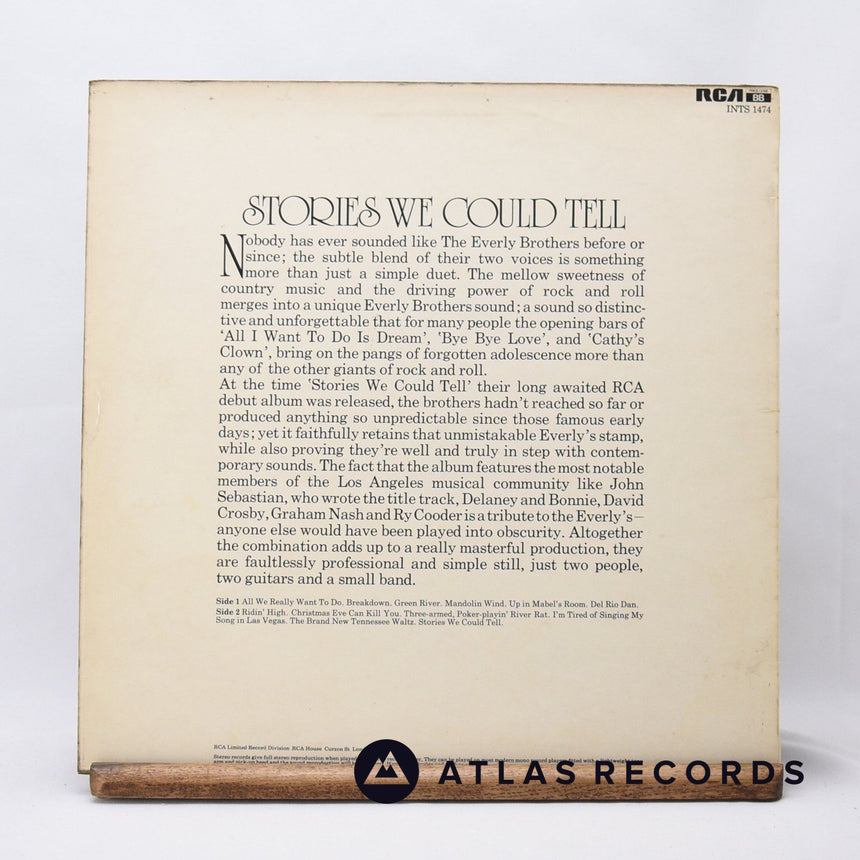 Everly Brothers - Stories We Could Tell - LP Vinyl Record - EX/VG+
