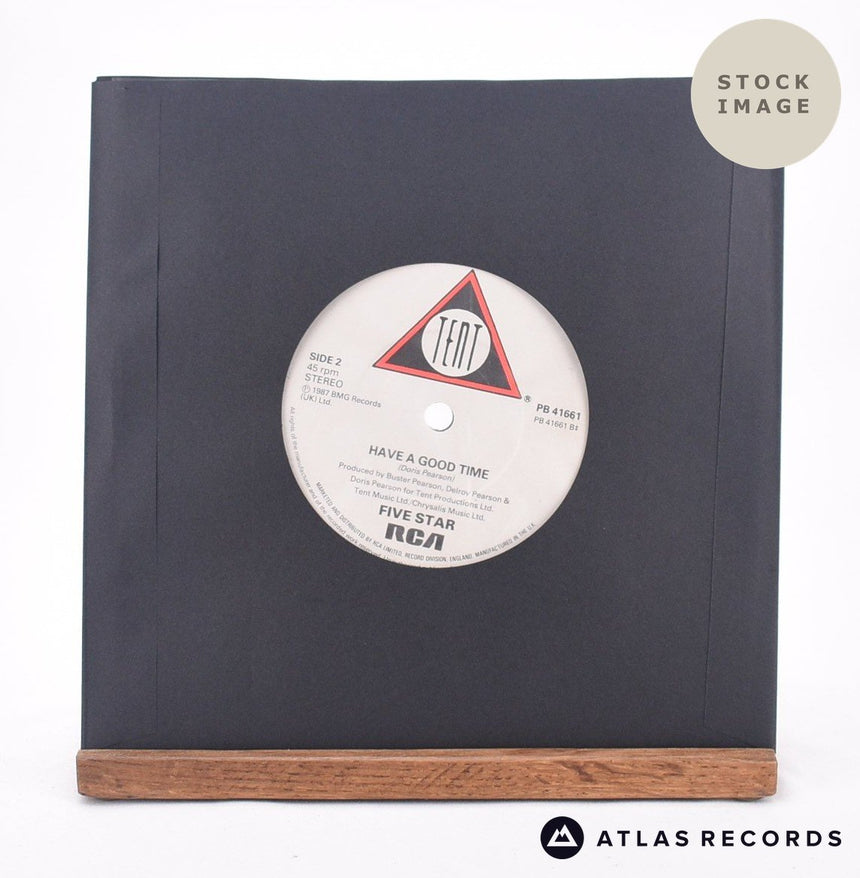 Five Star Somewhere Somebody 7" Vinyl Record - Reverse Of Sleeve