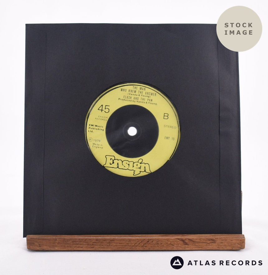 Flash & The Pan And The Band Played On 7" Vinyl Record - Reverse Of Sleeve