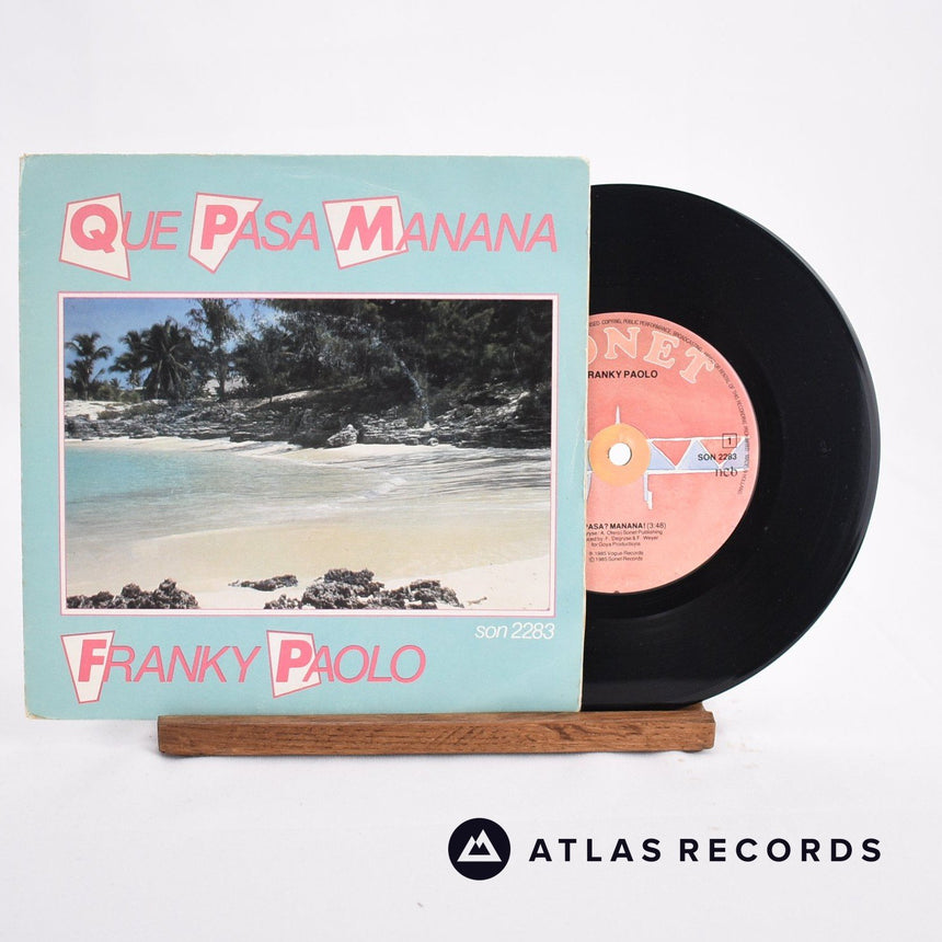 Franky Paolo Que Pasa? Manana! 7" Vinyl Record - Front Cover & Record
