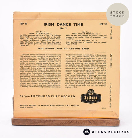 Fred Hanna And His Ceilidhe Band Irish Dance Time N°2 7" Vinyl Record - Reverse Of Sleeve