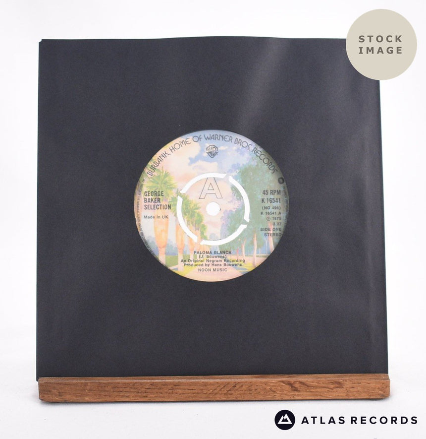 George Baker Selection Paloma Blanca 7" Vinyl Record - Sleeve & Record Side-By-Side