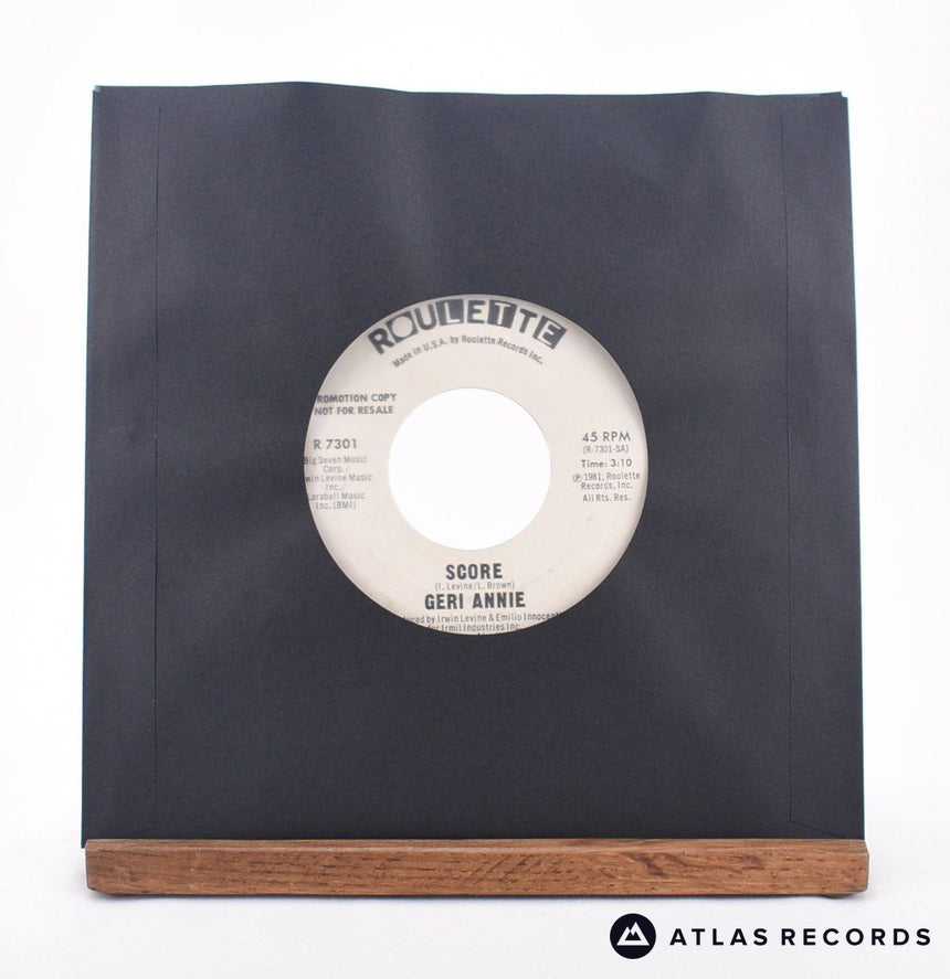 Geri Annie - Score - 7" Vinyl Record - EX