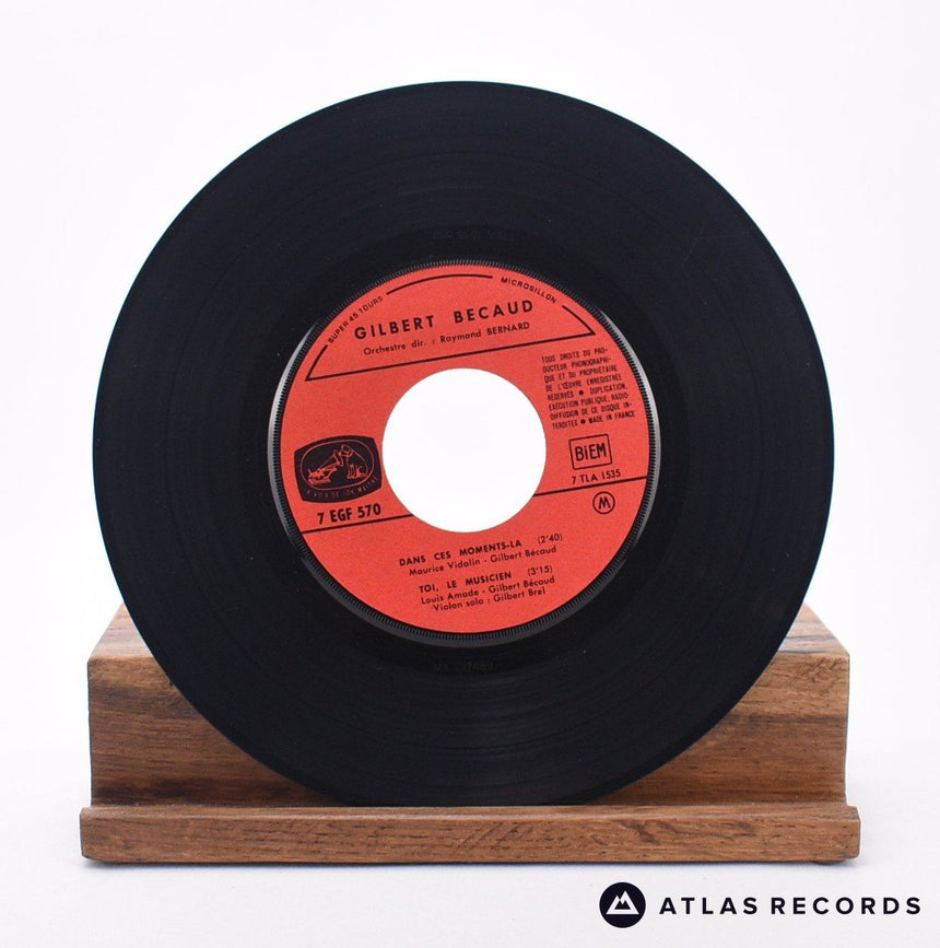 Gilbert Bécaud - Et Maintenant - 7" EP Vinyl Record - VG+/VG