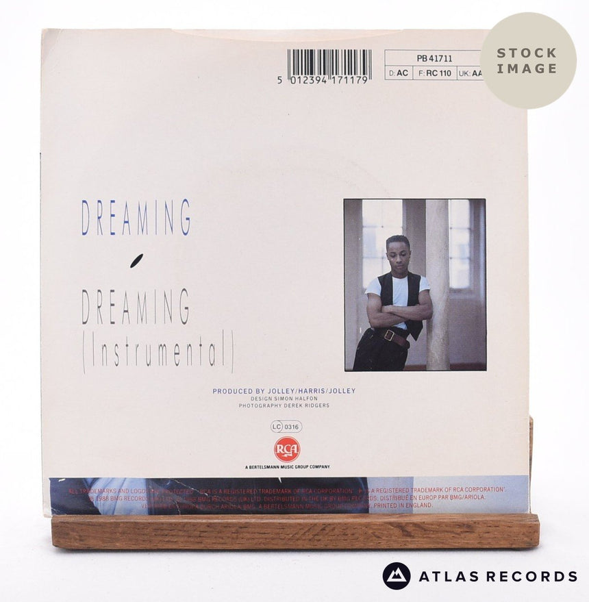 Glen Goldsmith Dreaming 7" Vinyl Record - Reverse Of Sleeve