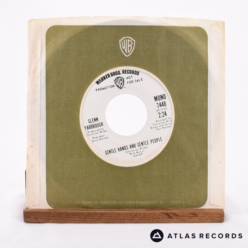 Glenn Yarbrough - Gentle Hands And Gentle People - Promo 7" Vinyl Record - EX/EX