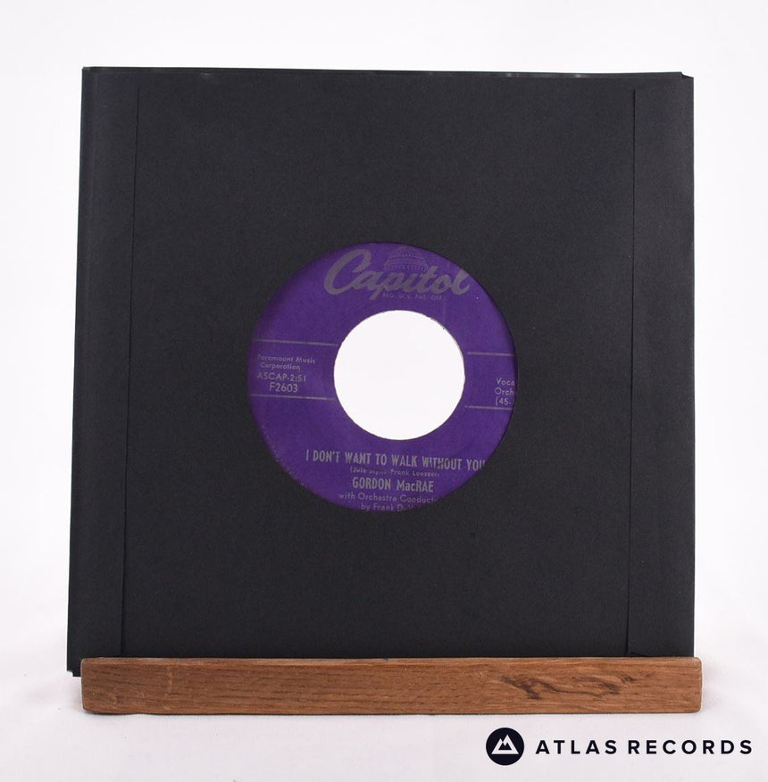 Gordon MacRae - I Still Dream Of You / I Don't Want To Walk Without You - 7" Vinyl Record - VG+