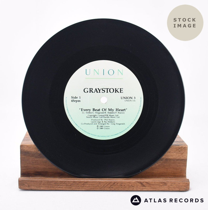 Graystoke Every Beat Of My Heart 7" Vinyl Record - Record A Side