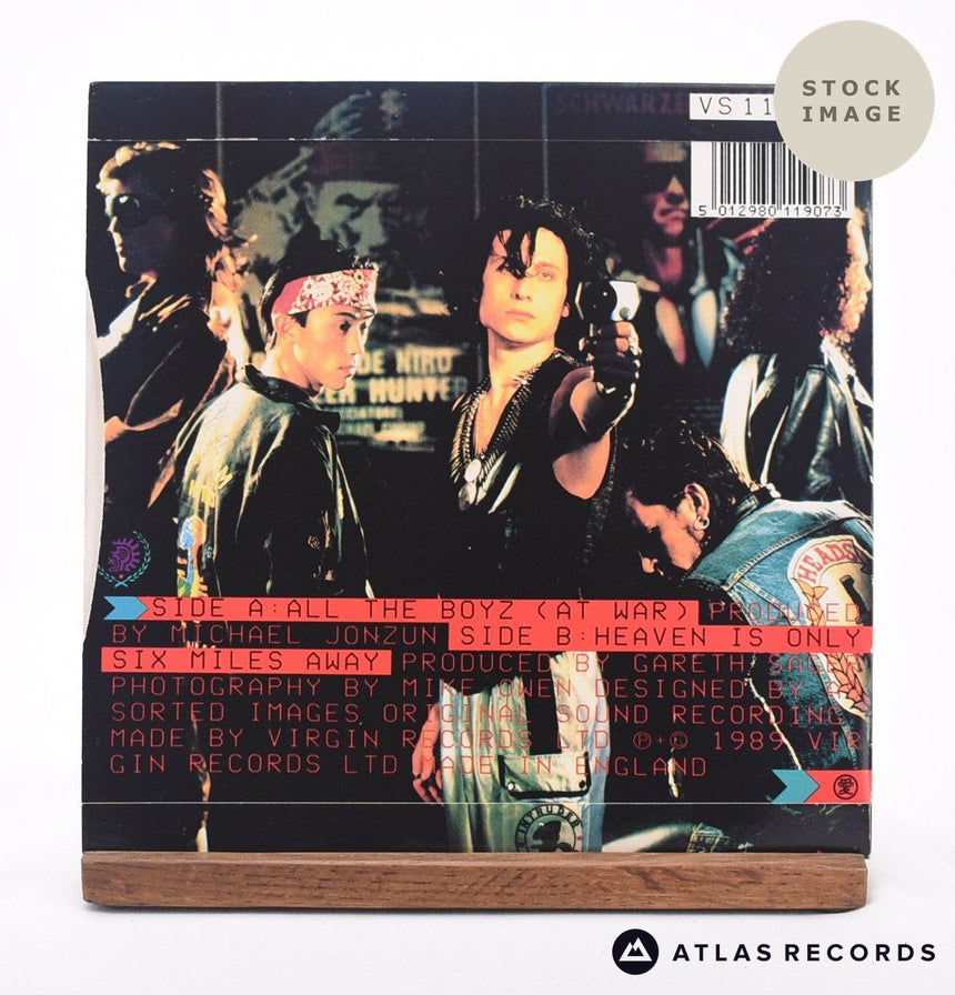Head All The Boyz 7" Vinyl Record - Reverse Of Sleeve