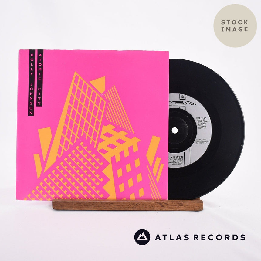 Holly Johnson Atomic City Vinyl Record - Sleeve & Record Side-By-Side