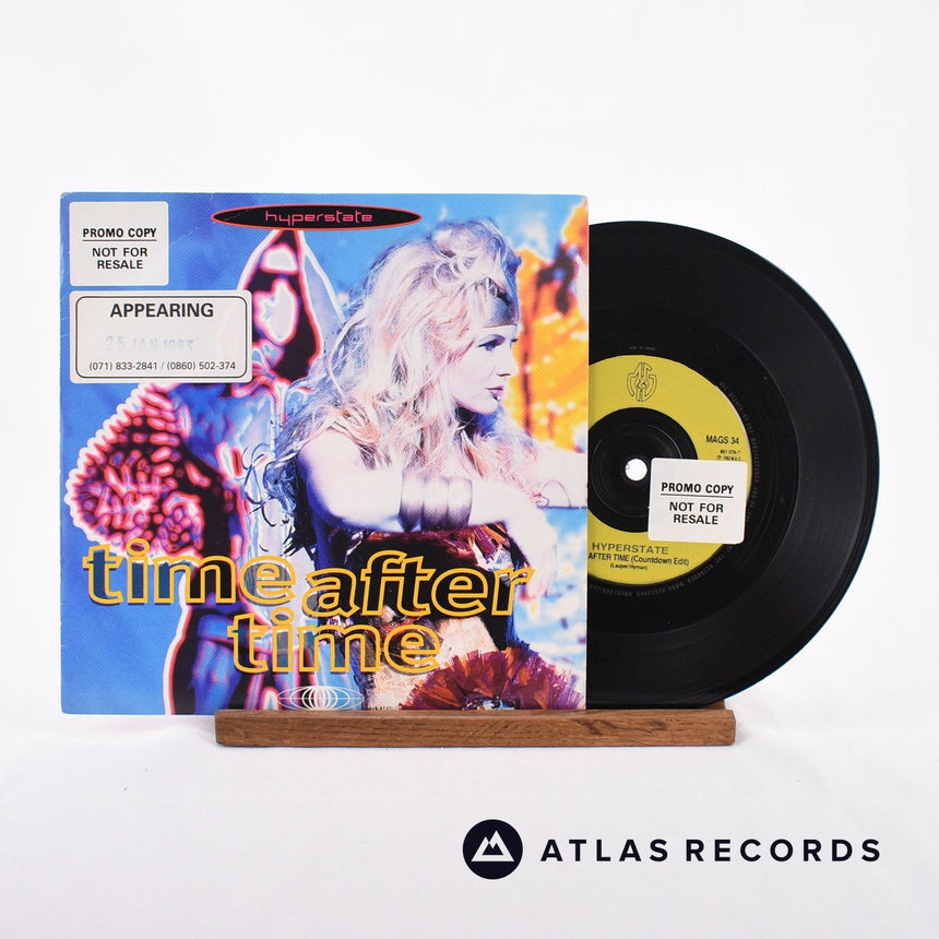 Hyperstate Time After Time 7" Vinyl Record - Front Cover & Record