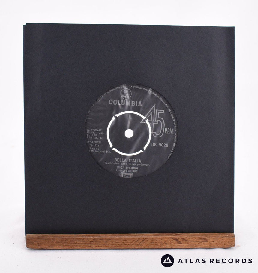 Imca Marina Bella Italia/Turn Back The Pages (In Deinen Armen) 7" Vinyl Record - In Sleeve