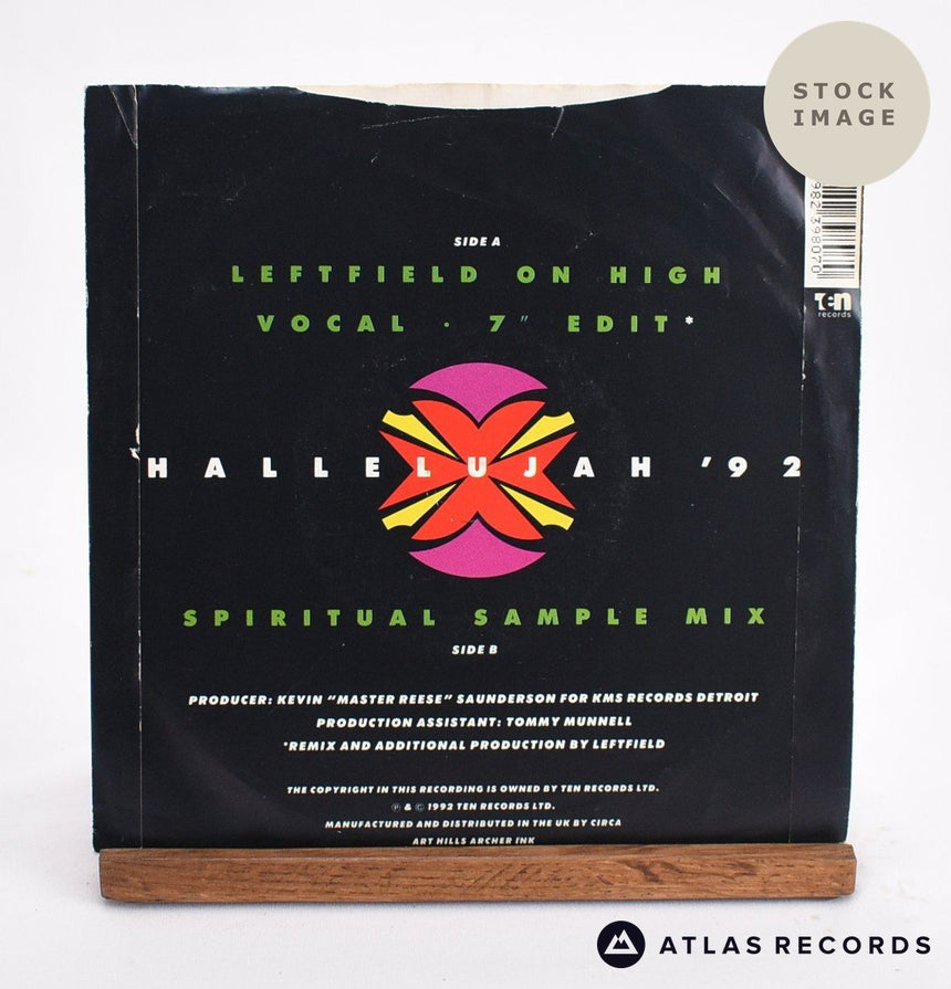 Inner City Hallelujah '92 Vinyl Record - Reverse Of Sleeve