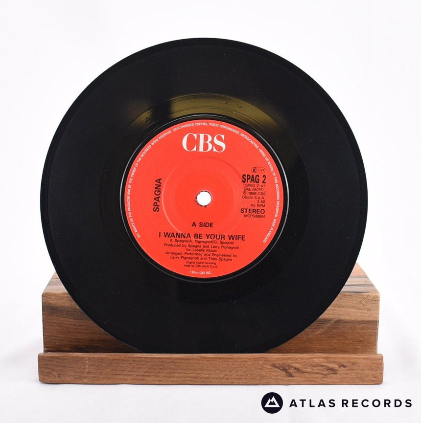 Ivana Spagna - I Wanna Be Your Wife - 7" Vinyl Record - EX/EX